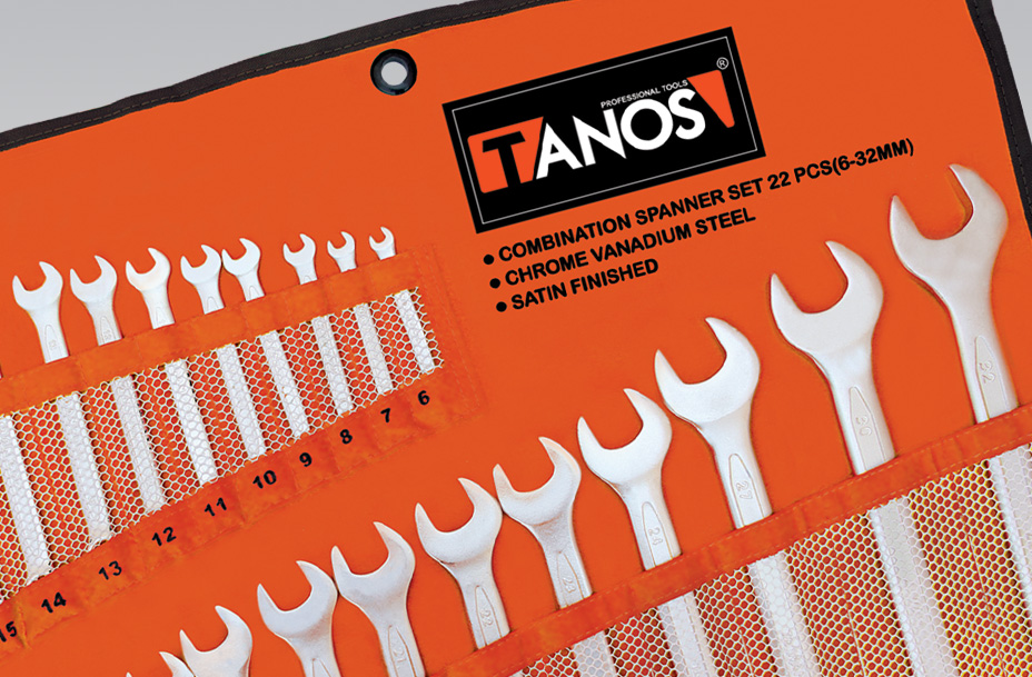 آچار یکسر رینگ کیفی 22 عددی