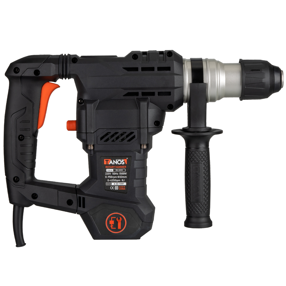 بتن کن دو حالته چکشی 1500 وات چهار شیار