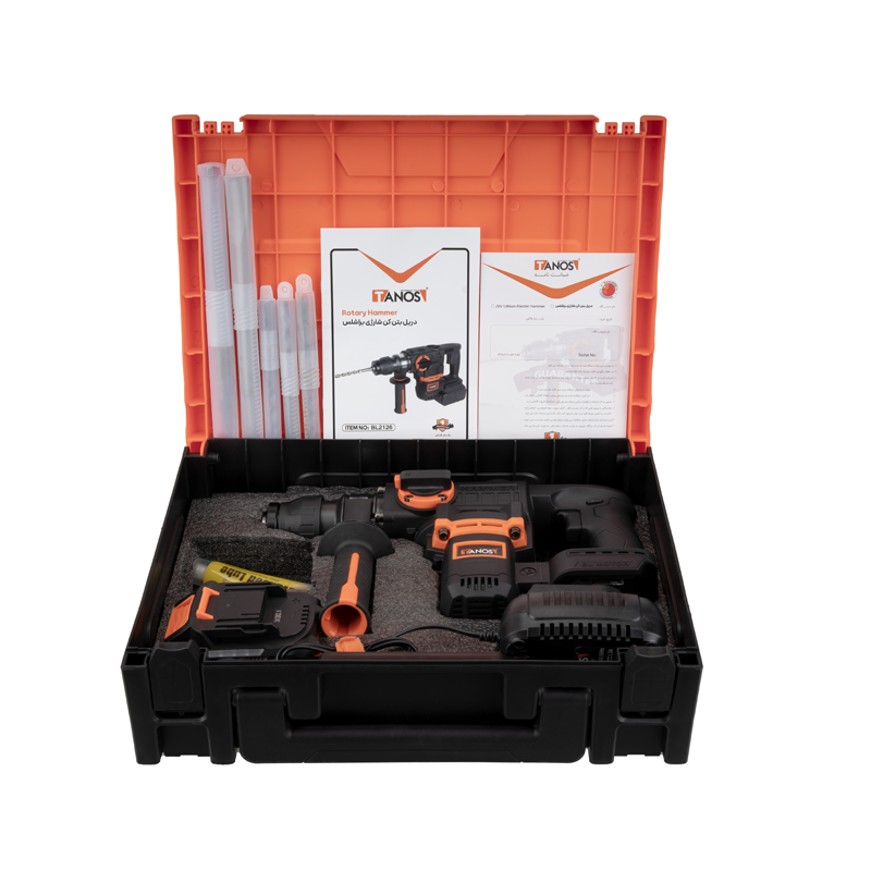 بتن کن شارژی براشلس 2 حالته